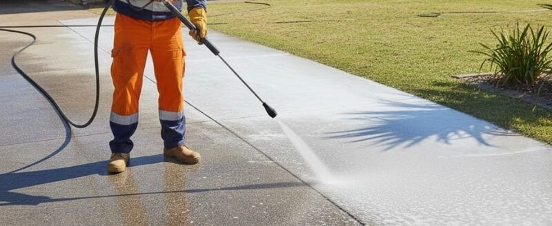 How our pressure washing service works