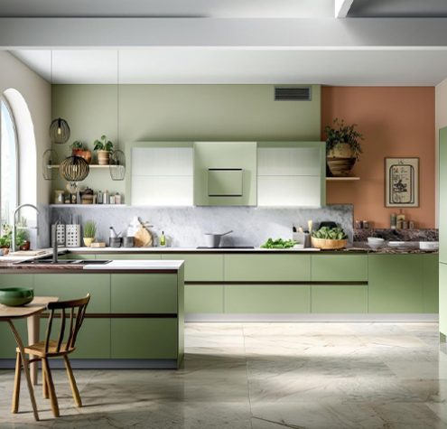 The Green Kitchen Timeless, Trendy & Totally Inviting