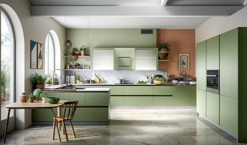 The Green Kitchen Timeless, Trendy & Totally Inviting