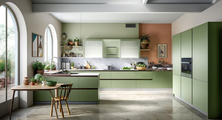 The Green Kitchen Timeless, Trendy & Totally Inviting